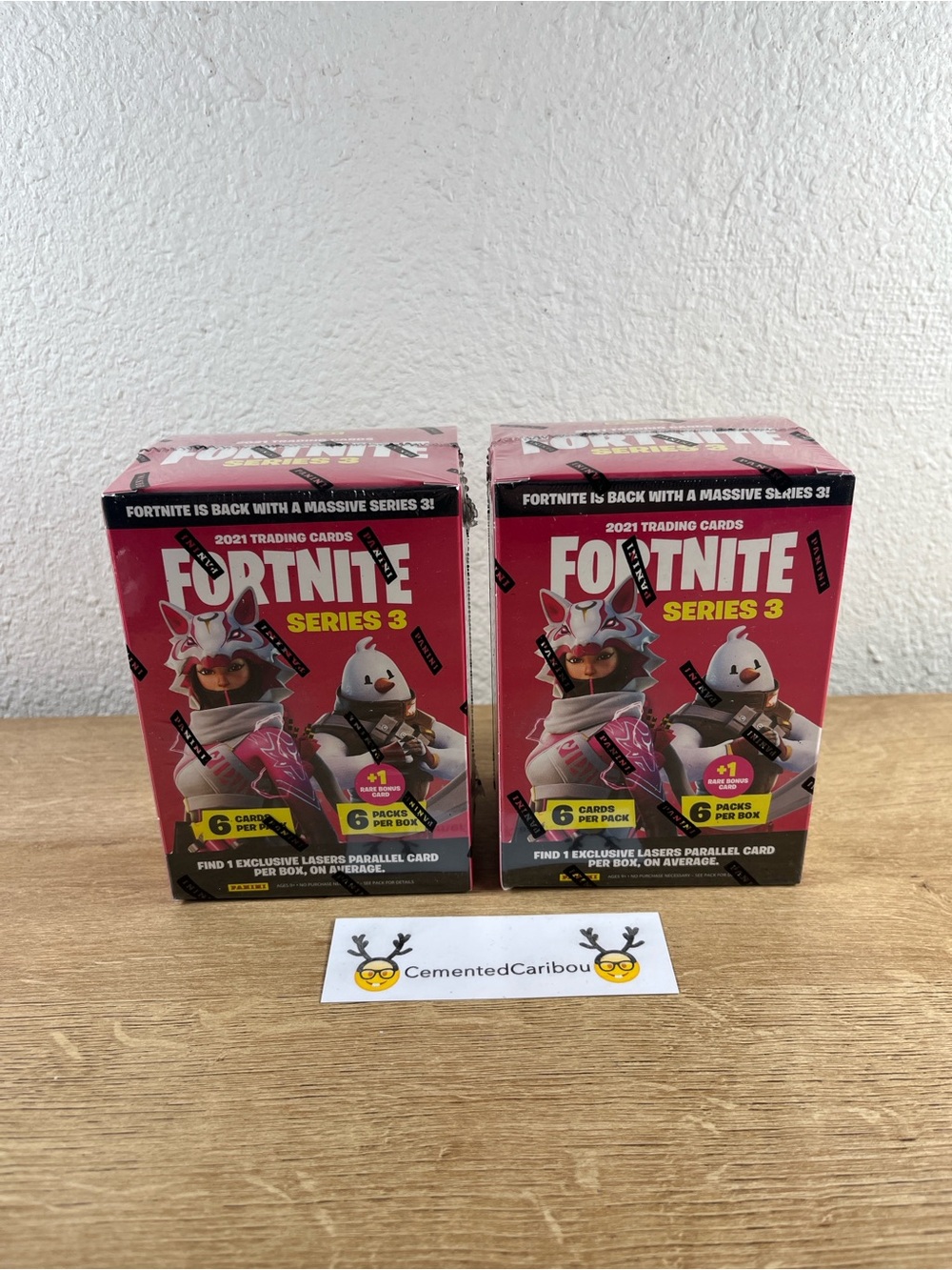 2021 Panini Fortnite Series 3 Blaster Box Lasers Parallel Lot x2 NEW SEALED